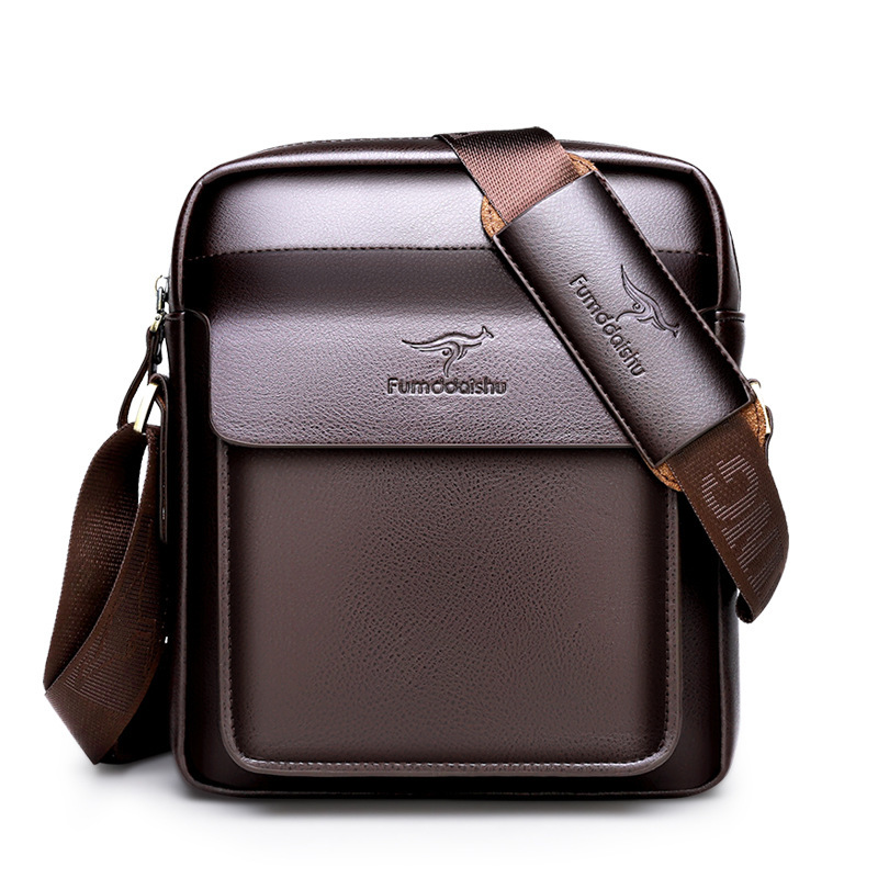 Factory wholesale men's bag soft leather shoulder bag men's messenger bag briefcase business casual men's backpack horizontal delivery Factory wholesale men's bag soft leather shoulder bag men's messenger bag briefcase business casual men's backpack horizontal delivery