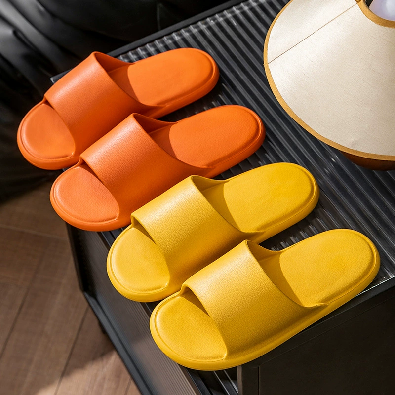 Домашние тапочки Однотонные износостойкие модные Нескользящие Тапочки для ванной для пар Уличные тапочки Модные тапочки оптом для мужчин и женщин