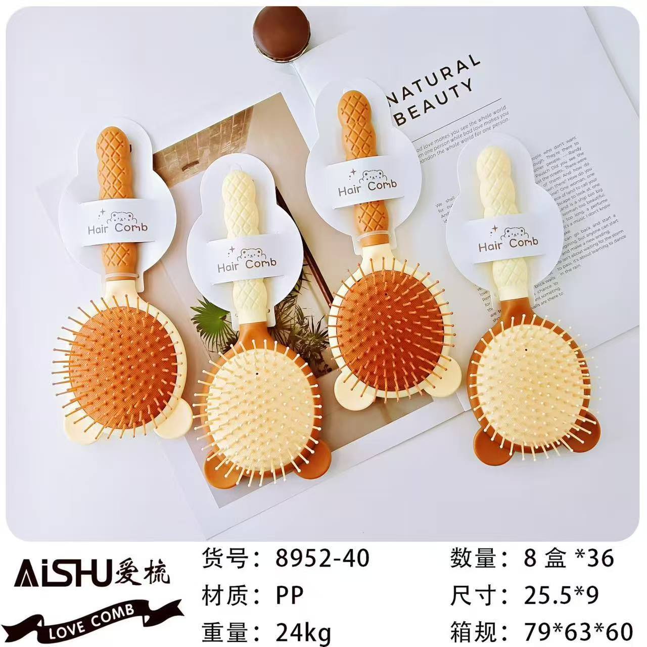 Peine masaje cuero cabelludo cojín aire profesional