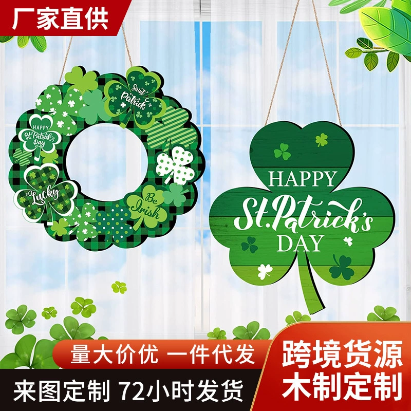 Клевер кулон источник заводское украшение деревянные модные характеристики персонализированные украшения подарок большое количество Congyou в наличии