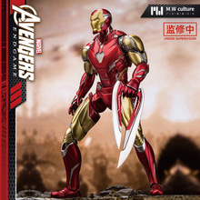 咕漫威正版复仇者联盟1/9钢铁蜘蛛侠黑寡妇手工洛基手办模型