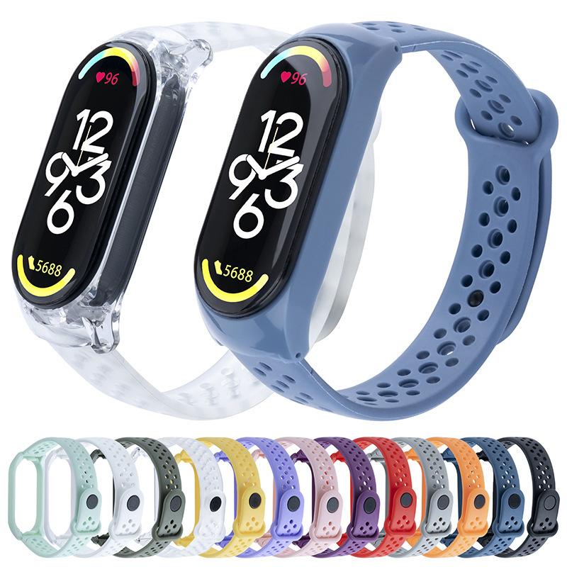 Suitable for Xiaomi Mi Band 8 7 Strap, Xiaomi Mi Band 3 4 5 6 Silicone Strap, Nike Style Strap, Wristband Suitable for Xiaomi Mi Band 8 7 Strap, Xiaomi Mi Band 3 4 5 6 Silicone Strap, Nike Style Strap, Wristband