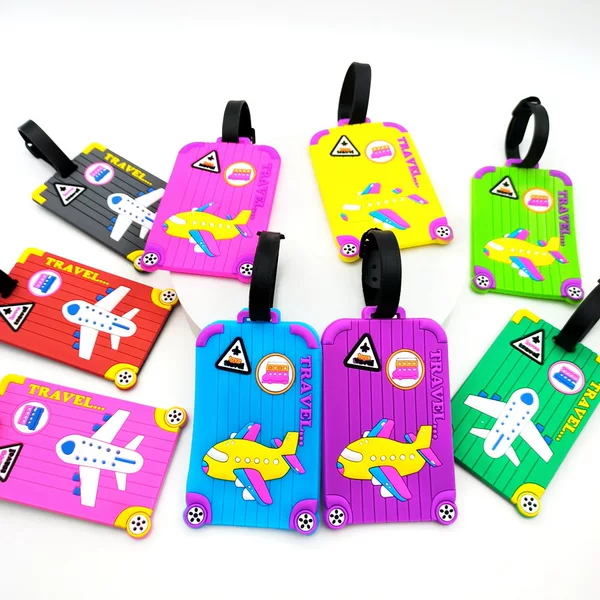 AliExpress Amazon Explosions Aircraft Luggage Tag Pendant Airport Luggage Backpack Anti-lost Name Brand Cross-border