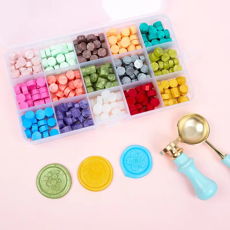 火漆印全套批髮蠟粒熔爐勺子手柄墊板攪拌棒兒童手帳火漆章頭咕卡