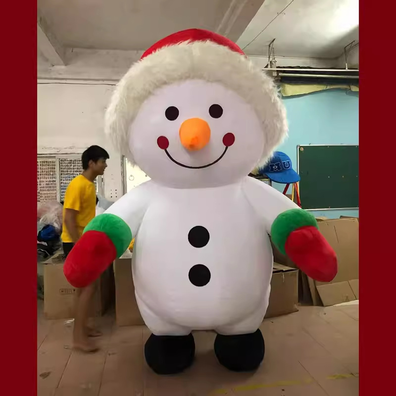 El Comercio exterior TikTok inflable panda gigante muñeca ropa gorila fresa oso Santa Claus ropa de oso polar ropa de pelo largo