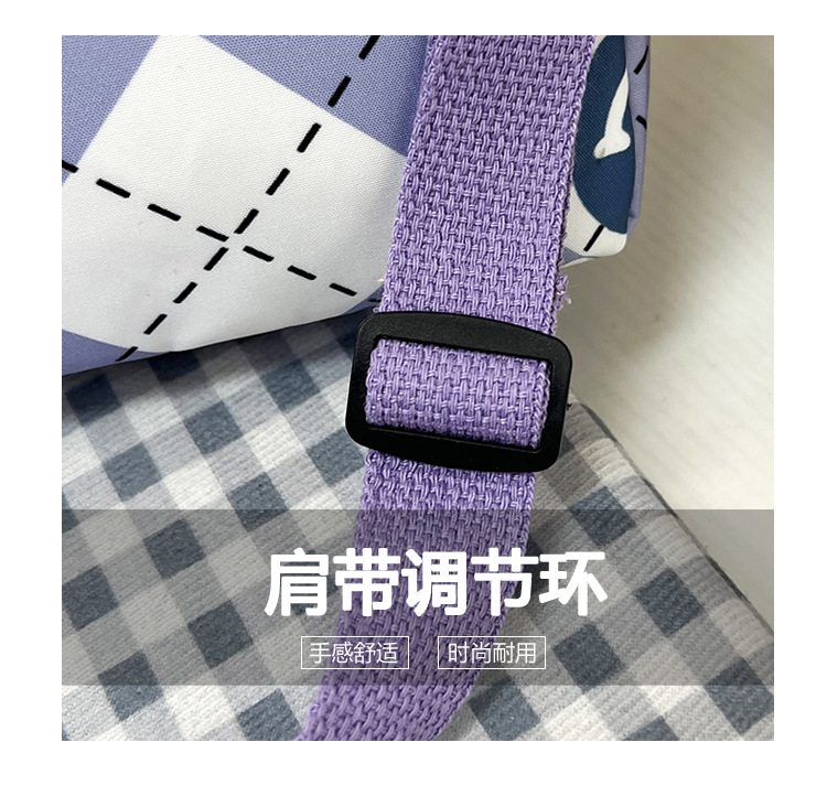 New nylon large-capacity hand-held student storage bag, cute cartoon outdoor bento bag, high appearance level single-shoulder women's bag undefined