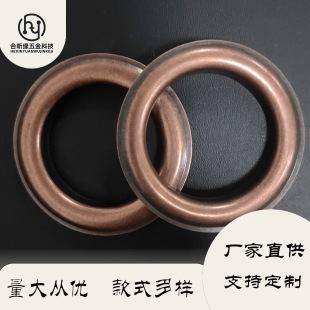 Factory Direct Supply Stainless Steel Curtain Rings Electroplated Red Bronze Inner Diameter 40mm American Style