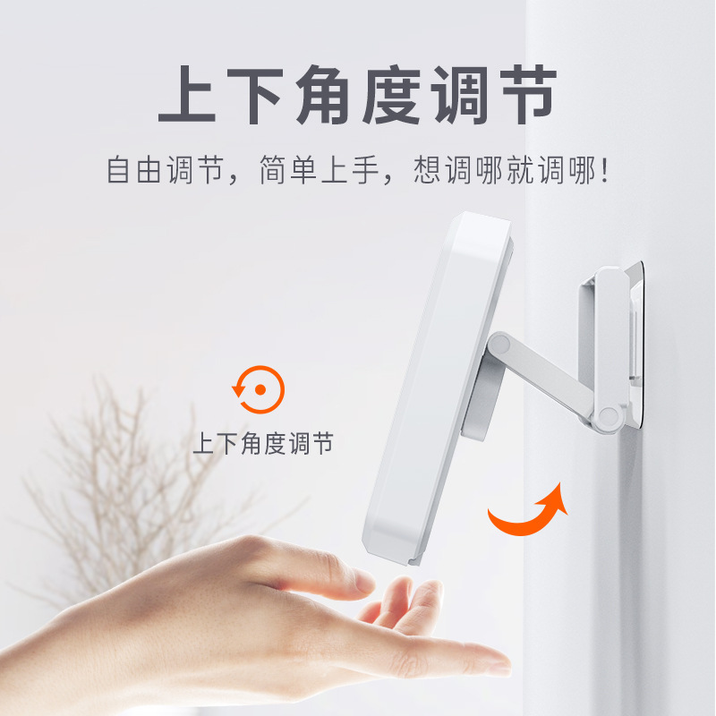 浴室防水携帯電話ケース穴なし折り畳み式回転調整防水携帯電話ホルダー防曇タッチパネルウォール|undefined