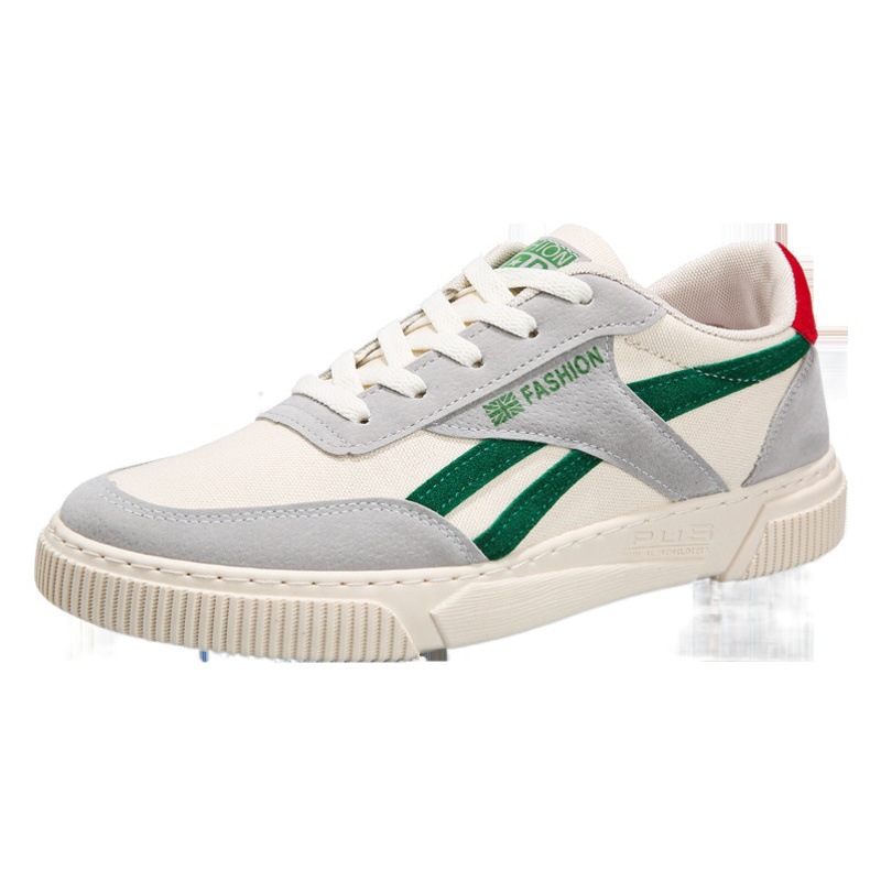 Zapatos de primavera para hombres 2024 Nuevo estilo coreano de moda zapatos de moda de lona del todo fósforo zapatos de tablero de estudiantes casuales zapatos de tela Deportes Red