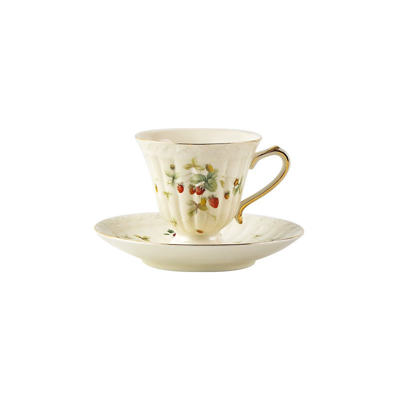 Retro Ceramic Tableware Set, Floral Dinner Plates & Bowls, Multi-Size Home Dining Kit