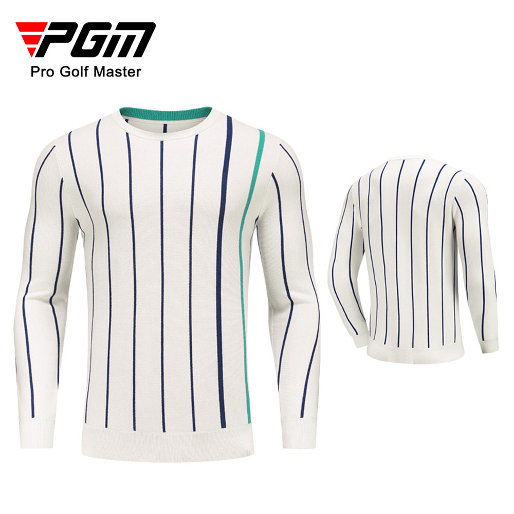 PGM autumn and winter New Golf men's round neck long sleeve sweater soft warm cold-proof