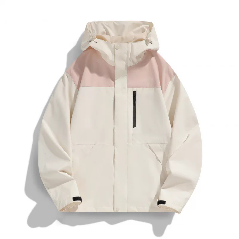 Windproof waterproof jacket for leisure, American style, autumn