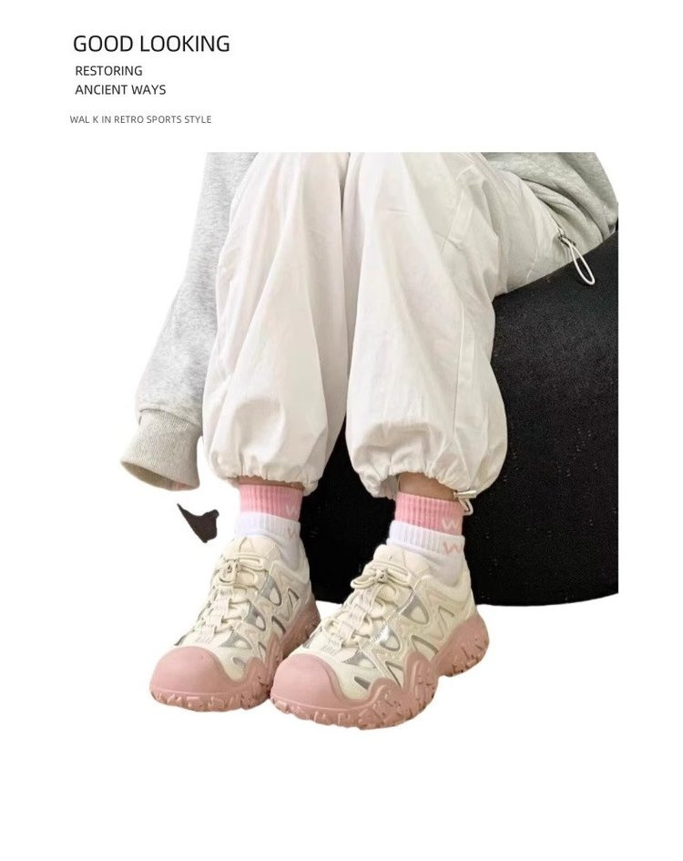 2026 nuevos zapatos de montaña al aire libre para mujeres feos zapatos de cabeza grande zapatos de correr transpirables de verano papá