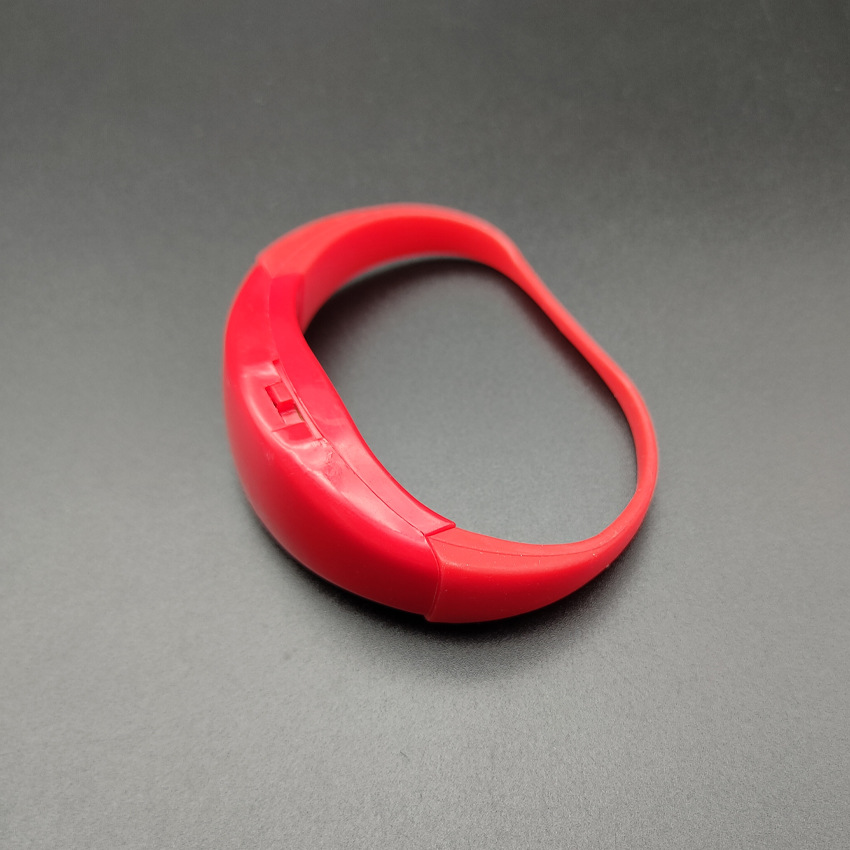 LED声控发光硅胶手环 户外运动夜跑闪光手环 酒吧气氛助威道具