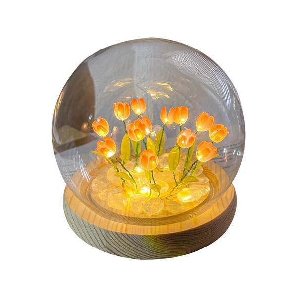 Internet celebrity tulip night light creative handmade DIY material…