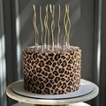 跨境曲线蜡烛生日蛋糕装饰摆件弯曲生日蜡烛烘焙螺纹创意网红蛋糕