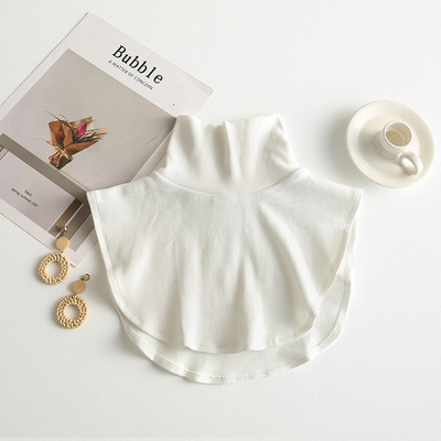 Cross border Specifically for Internal lap Artifact False collar children Autumn and winter keep warm knitting Solid High collar Collar Korean Edition Neck protection Versatile