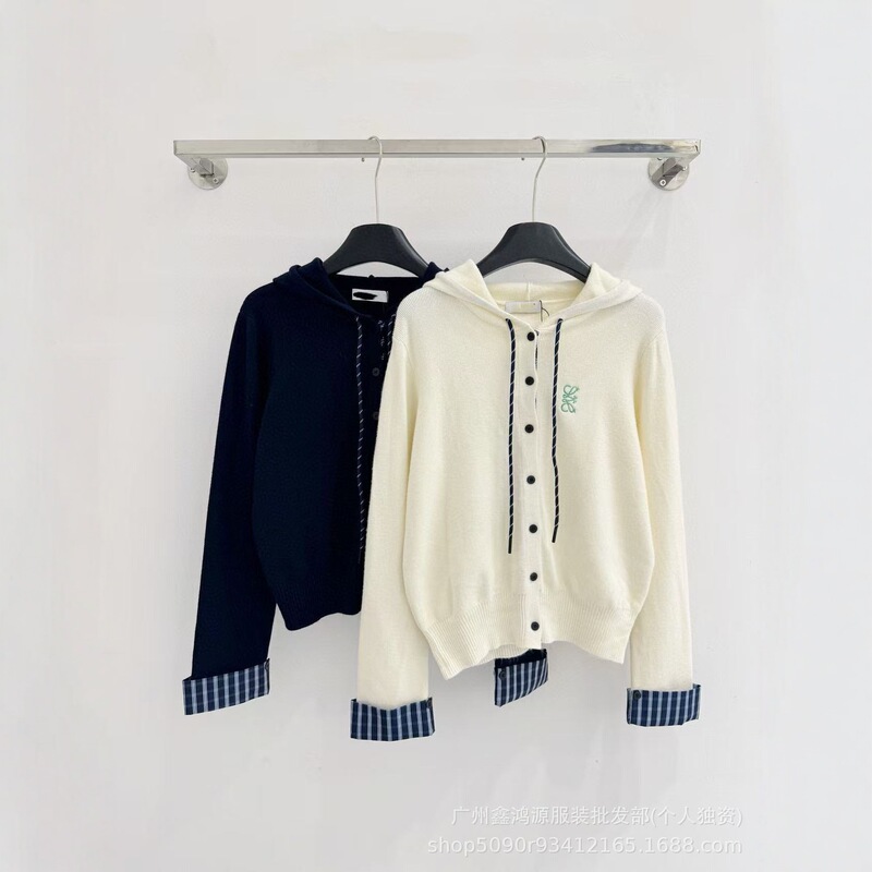 Nanyou Haute Couture 2025 Autumn and Winter New Fashion Easiest for Match Lo Home Hooded Sweater Fashion Easiest for Match Top Tops for Women