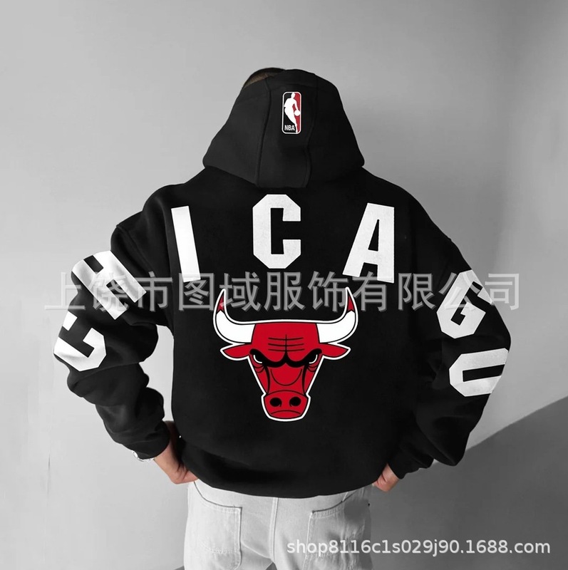 2024クロスボーダーNBAパーカーアウトドアスポーツレジャーバスケットボール服上着ゆるいカップルモデルメーカー直販|undefined