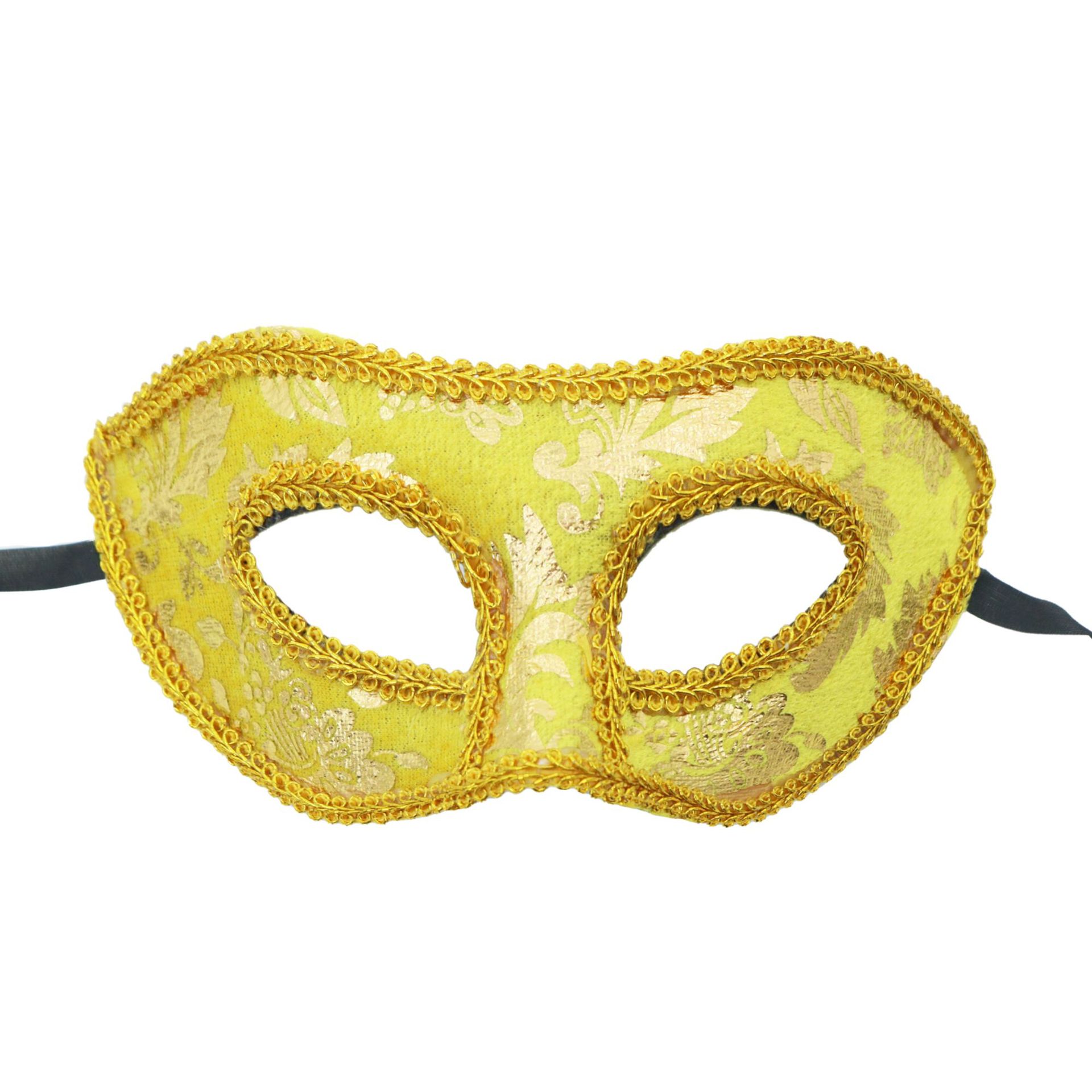 Amazon venta caliente máscara de jazz máscara de tela de lana cabeza plana máscara de borde para hombres suministros de vacaciones al por mayor