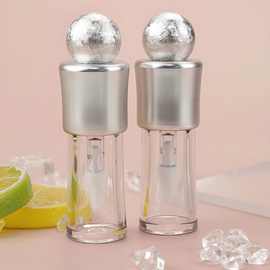 品质款      圆形厚底厚壁彩妆透明瓶唇彩唇釉空管     厂家直销