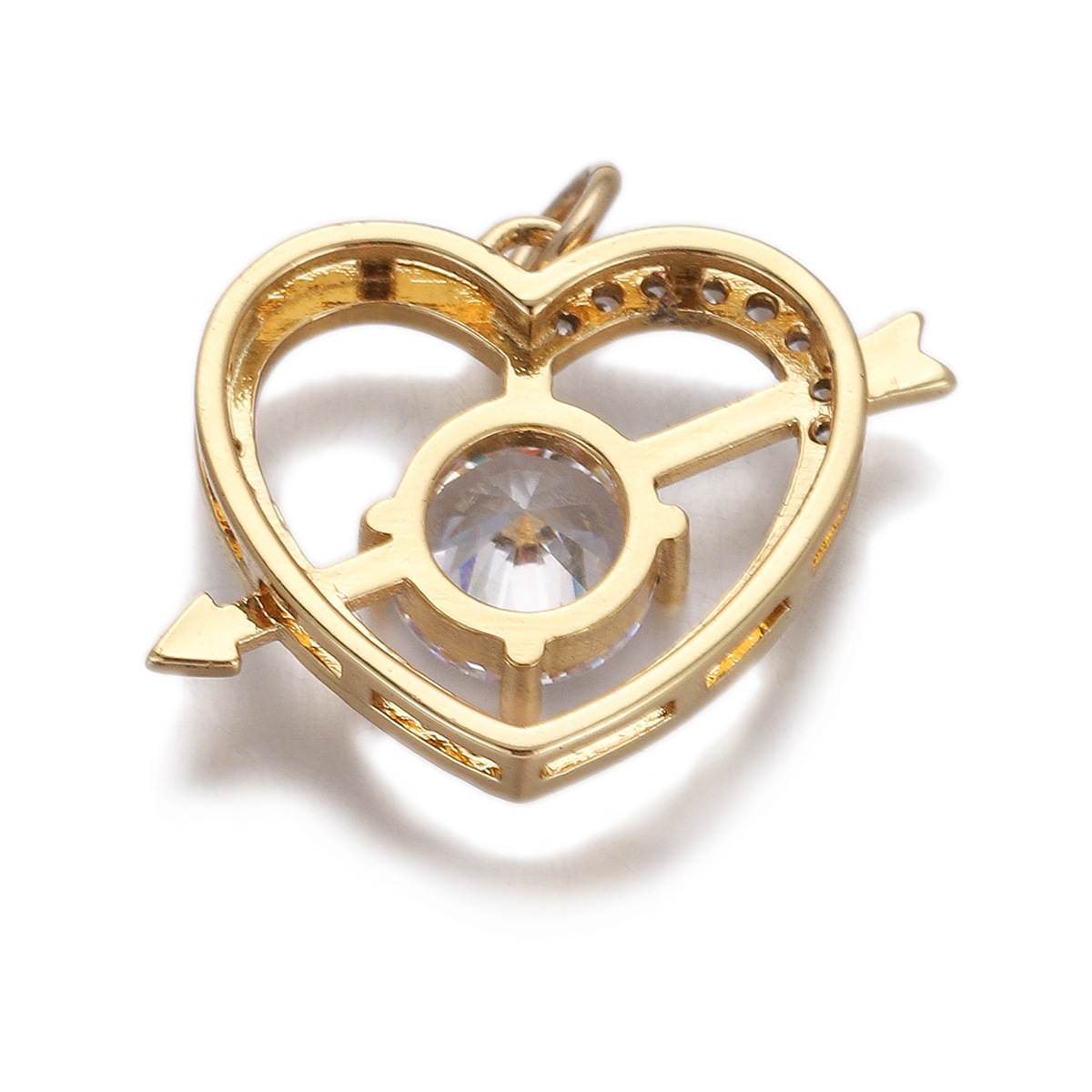 4g Weight Pendant Jewelry Making Type Gold Plated Plating Material Zircon Inlay Material 1 Piece Quantity Holiday Occasion Copper Material Donuts Pattern Women's Gender Enamel Design Simple Style Style 1 Piece Copper Zircon Gold Plated Donuts Pendant 28