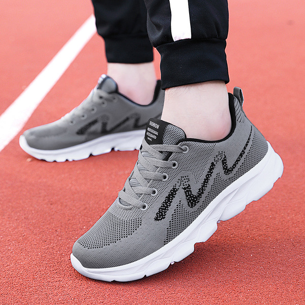 Breathable lightweight non-slip casual running sneakers flat