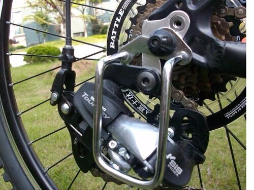 Bicycle rear derailleur protector, derailleur, mountain bike protection, accessories, bicycle derailleur protector
