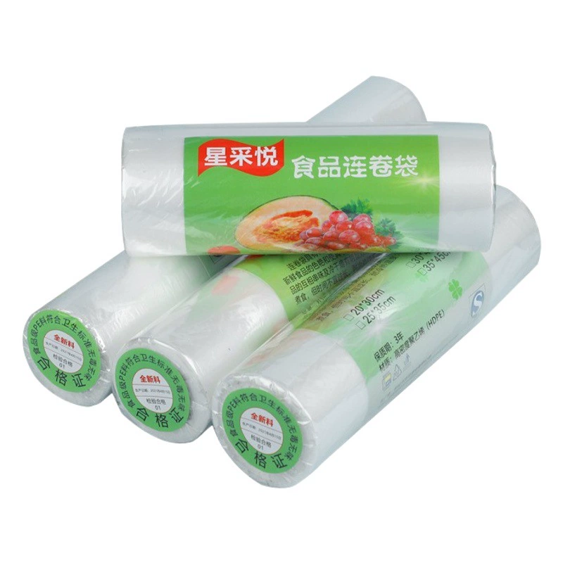 Свернутые мешки для супермаркета полиэтиленовые мешки для супермаркета