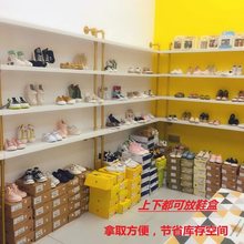 简约童鞋架子女鞋展柜上墙置物架多层店铺陈列货架鞋店鞋架展示架