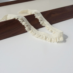 1.5cm 純綿伸縮性のあるレース ベビー服/ヘアアクセサリー/DIY 手作り材料