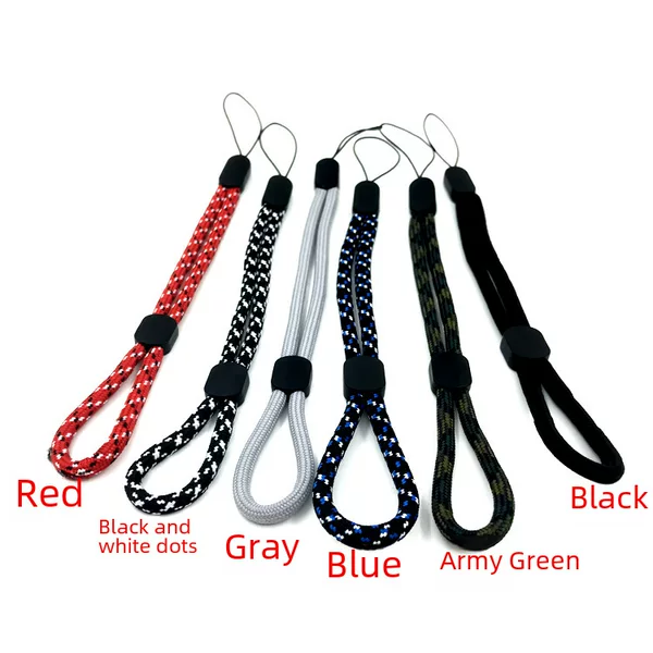 Adjusting Mobile Phone Lanyard Thick Rope Short Wrist Lanyard Intercom U Disk Bluetooth Speaker Audio Anti-loss Hanging Rope