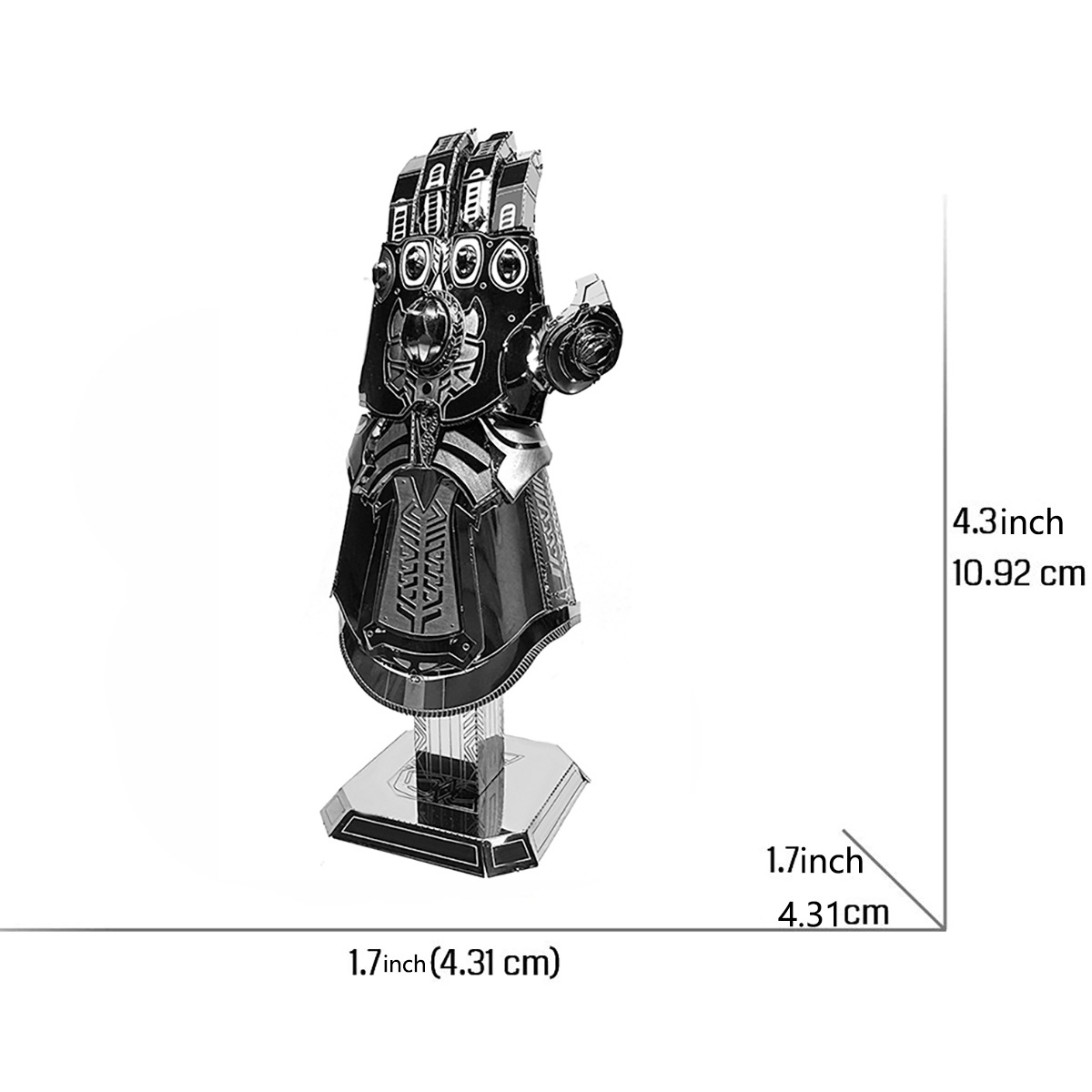 R2D2DIY puzzle de metal 3D hecho a mano modelo tridimensional para adultos Juguetes de puzzle de ensamblaje