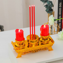 新款电烛台春节祭拜上香上坟家居室外用电子香炉蜡烛泰国跨境货源