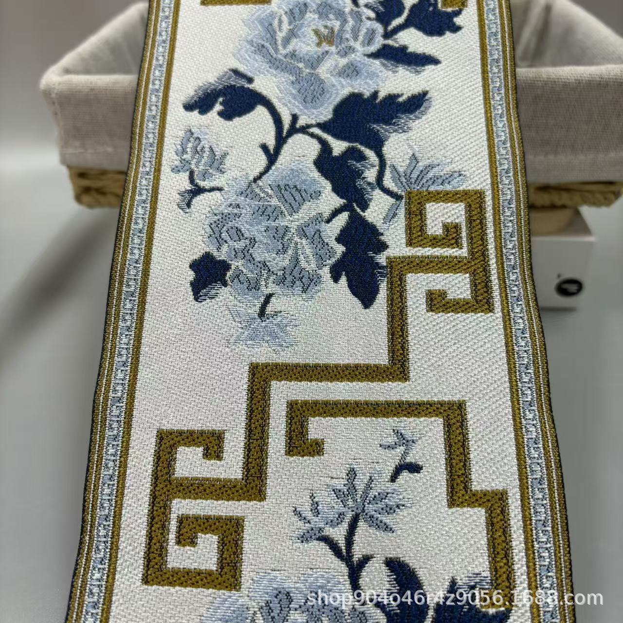 12CM 넓은 커튼 레이스 중국 자카드 리본 소파 쿠션 커튼 바느질 액세서리 베개 장식