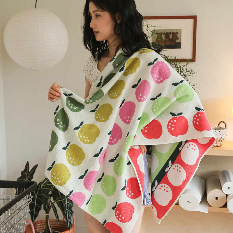 Fruit Pie A-Class Women's Face Towel, 100% Pure Cotton, Soft, Absorbent, Non-Shedding, Bath Towel for Adults Fruit Pie A-Class Women's Face Towel, 100% Pure Cotton, Soft, Absorbent, Non-Shedding, Bath Towel for Adults