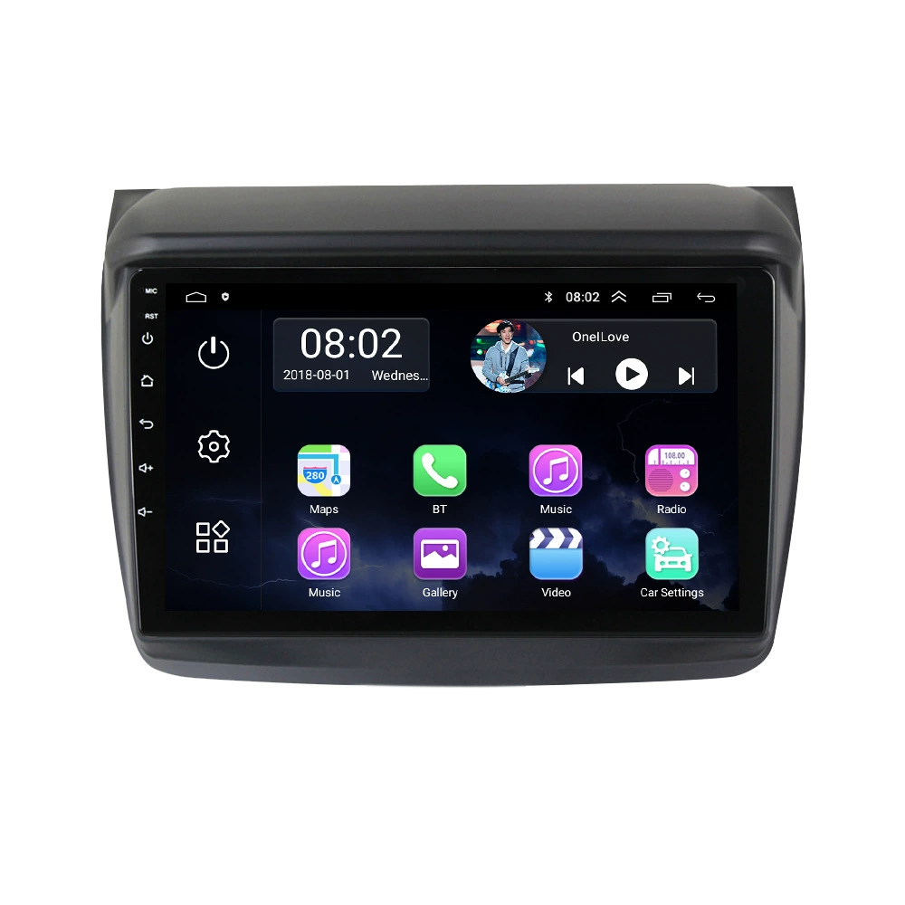 Дорожная навигационная система all-in-one для Mitsubishi L200 08-16 с Android большим экраном центра управления на автомобиль