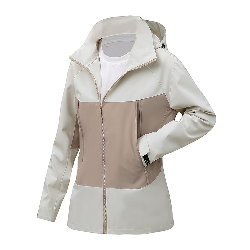 9808 Charge Clothes Women's 2025 New Early Spring Contrast Mountaineering Suit Windproof Waterproof Casual Jacket Overalls Men's Coat 9808 Charge Clothes Women's 2025 New Early Spring Contrast Mountaineering Suit Windproof Waterproof Casual Jacket Overalls Men's Coat