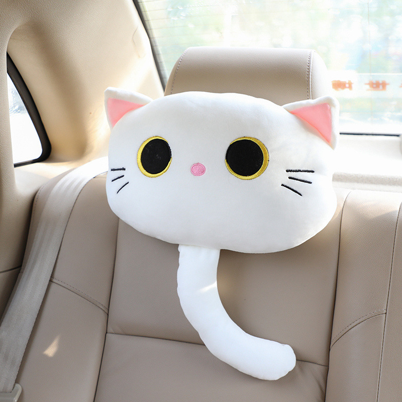 Cartoon Cat Car Headrest Pillow 12