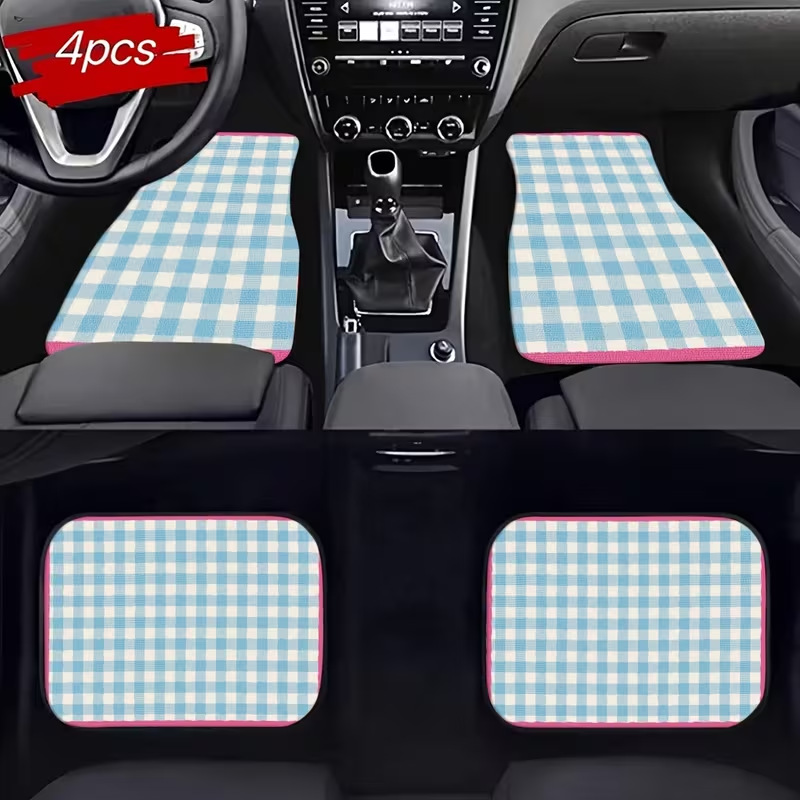 Cross-Border Minimalist Car Interior Floor Mats, Thickened Dirt-Resistant and Scratch-Resistant Mats, Easy to Care For, Can Be Cut, Wholesale and Dropshipping Available