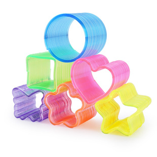Kindergarten Popular Toys 35mm Mini Rainbow Circle Street Stall Hot Selling Kidsren's Stacking Circle Manufacturer Wholesale Spring Circle