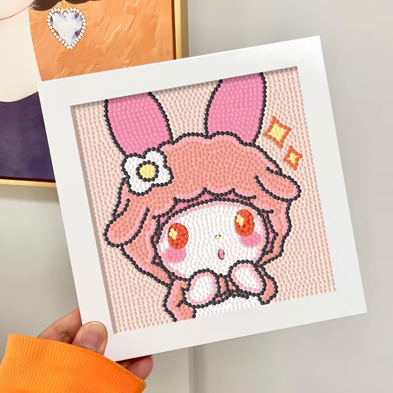 Nuevo dibujo de diamante infantil de labu diy pegatinas de diamante con marcos de fotos hechas a mano diy puzzle pegatinas de mampostería image 156