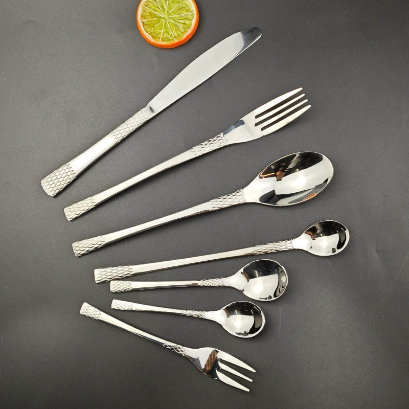 Tableware stainless steel, set for hotel, custom-made