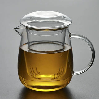 茶壶单壶家用套装过滤花茶壶耐高温泡茶壶泡茶器玻璃花茶壶小茶具