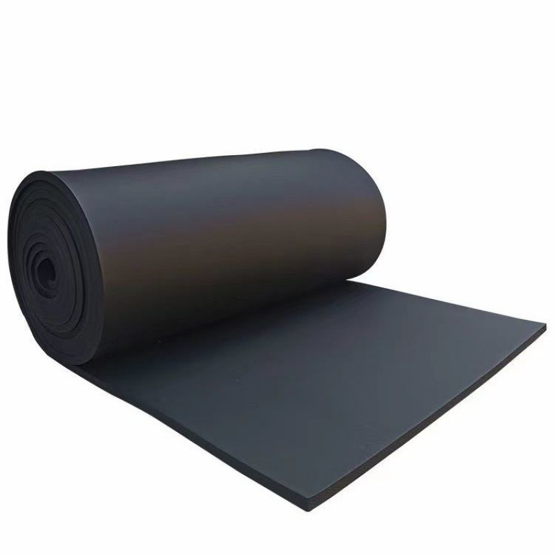 접착 뒷면이 있는 검정색 - 5mm 두께 1* 10m