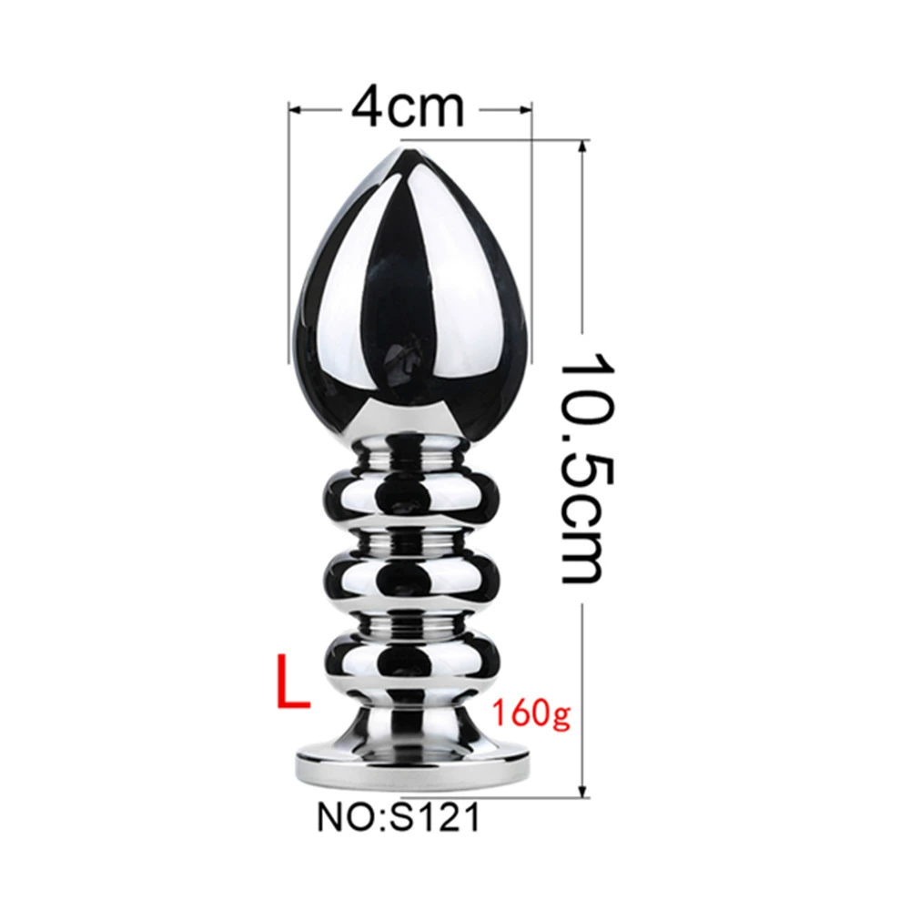 Detachable Anal Plug Heads, Silicone & Metal Options, Multiple Shapes and Sizes