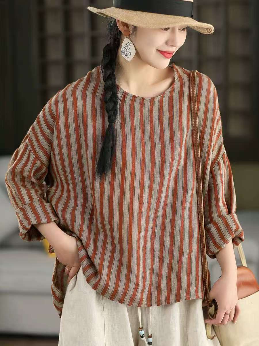 Summer retro elegant shirt