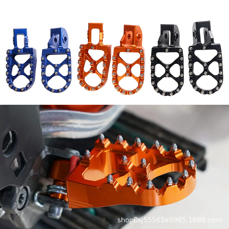 Hengjian S 0.25kg 250Z300 Modified Footrests for Off-Road Motorcycles, Front Foot Pedals Made of Cnc Aluminum Alloy