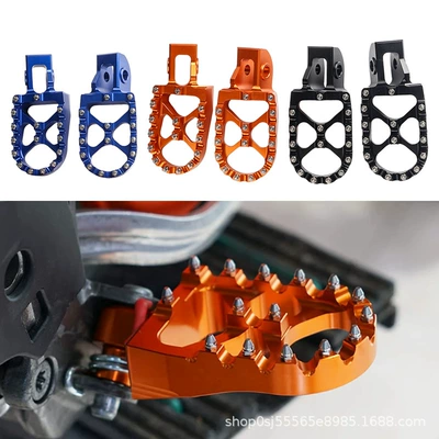 Hengjian S 0.25kg 250Z300 Modified Footrests for Off-Road Motorcycles, Front Foot Pedals Made of Cnc Aluminum Alloy