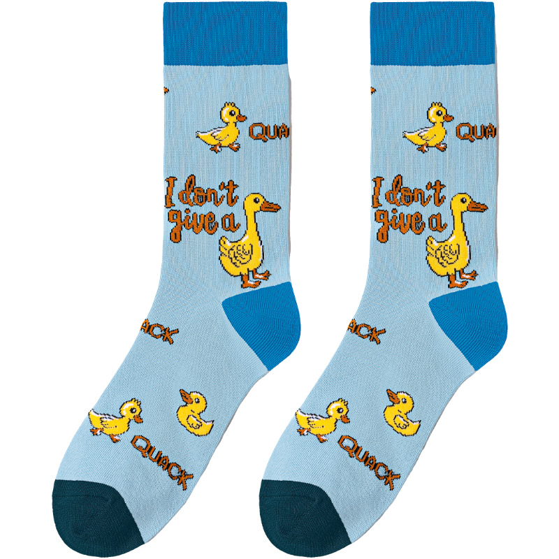 65g Weight Socks Classification Socks Lingerie Type Cotton (more than 50%) Fabric Type A Pair Quantity Casual, Daily Occasion Animal, Color Block Pattern All Seasons Season Unisex Gender Cute Style A Pair Cute Unisex Animal Color Block Cotton (more Than 50%) Crew Socks 18